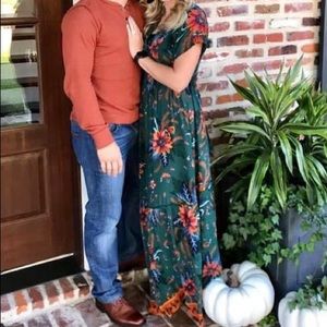 Floral tie dress *Perfect for fall